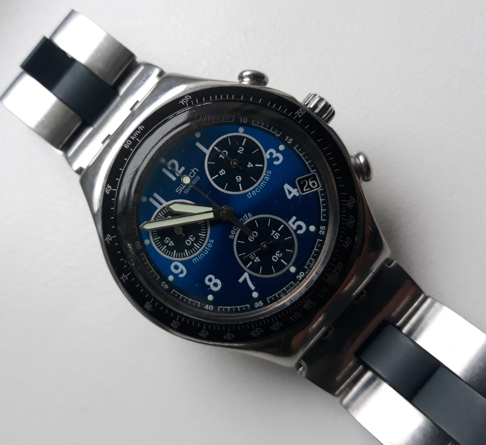 Swatch Irony Chronograph Boxengasse  2001r