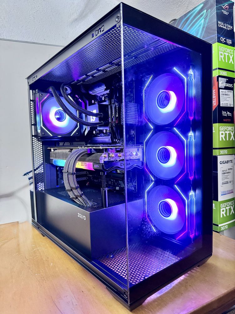 Computador gamer ryzen 5600 | RTX 3070 FTW | WI-FI | Water Cooler