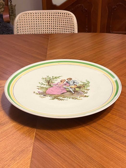 Talerz dekoracyjny, porcelana Ćmielów