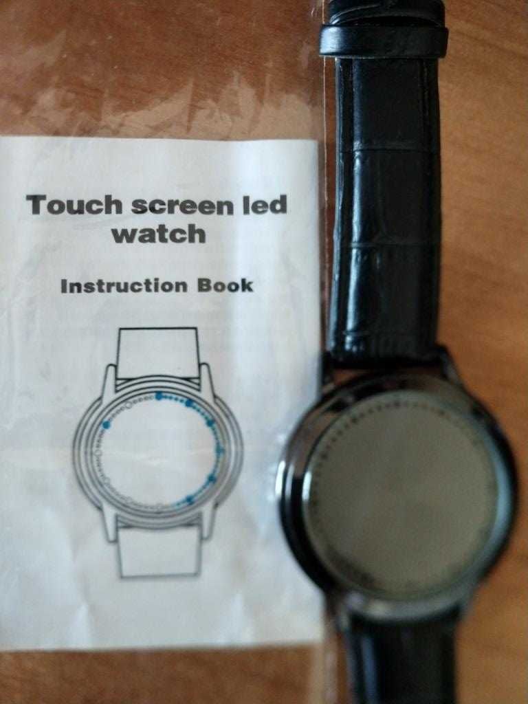 Часы наручные светодиодные (touch screen led watch)