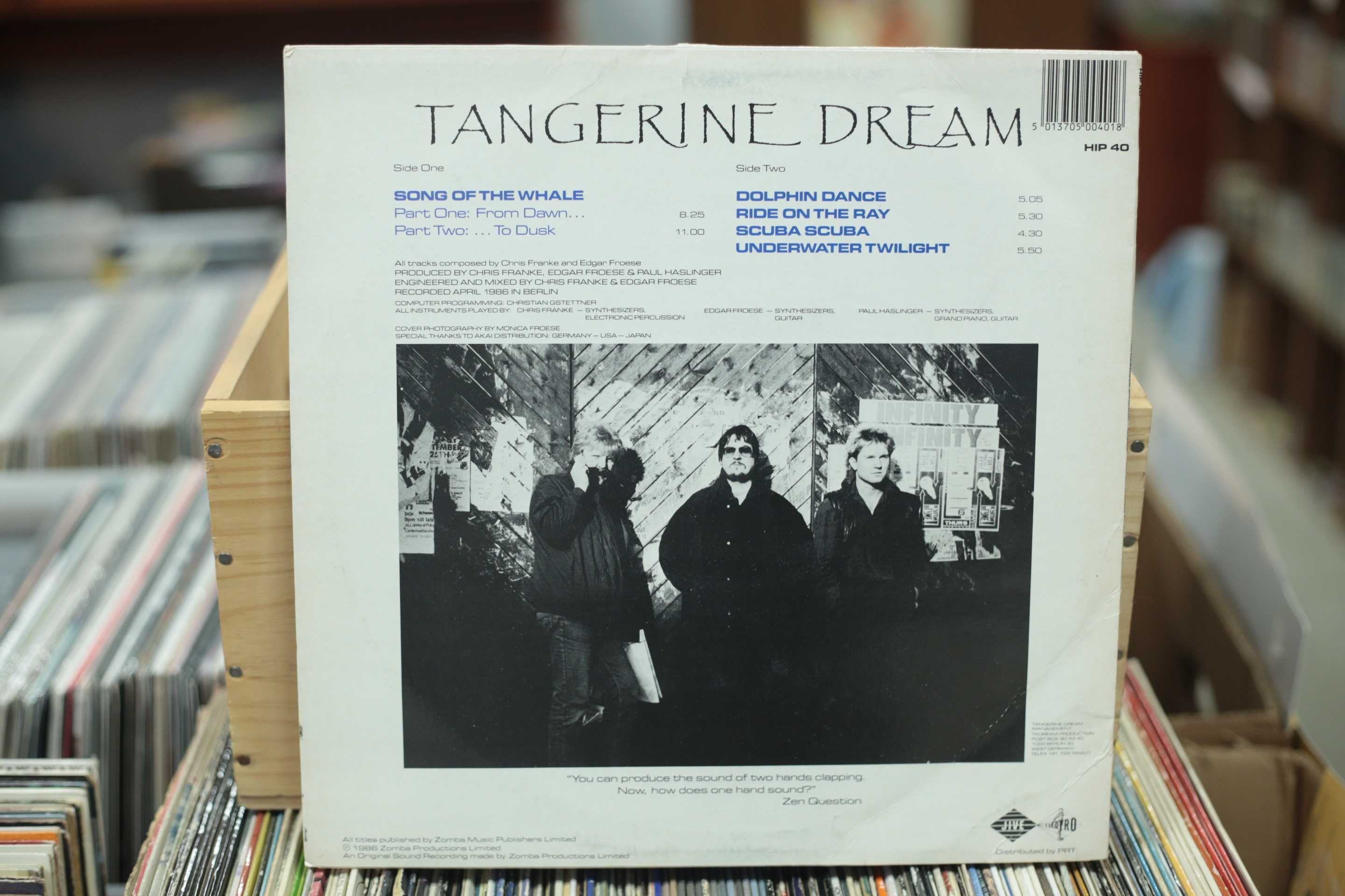 LP winyl TANGERINE DREAM Underwater Sunlight ex+ UK