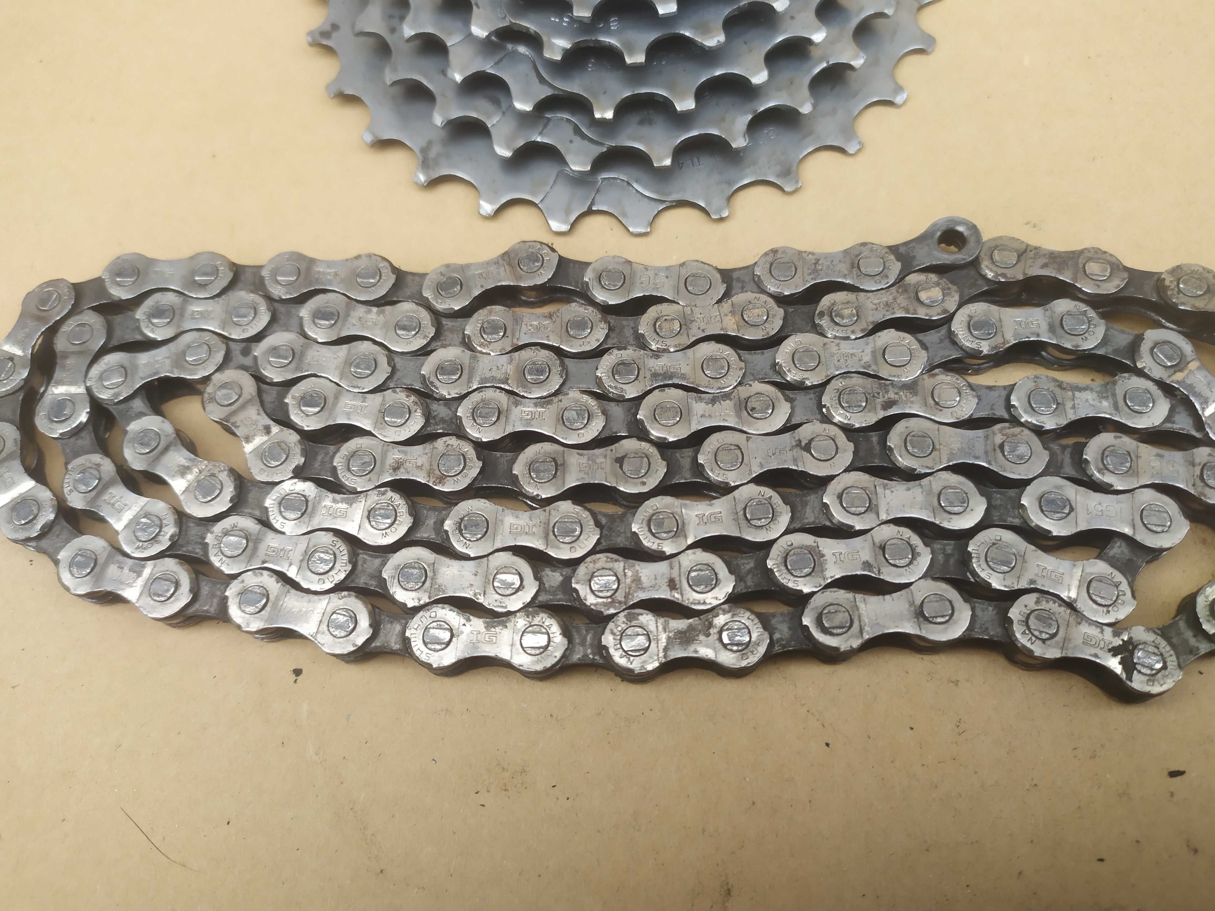 Kaseta Shimano 8-rzędowa Dobry Stan 11-28T
