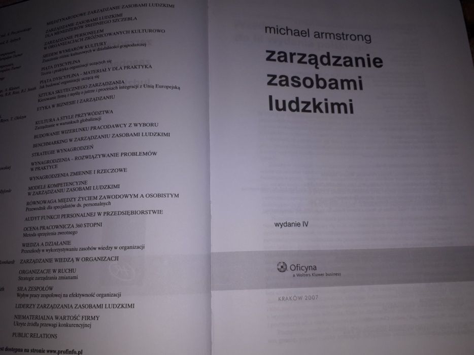 Zarządzanie zasobami ludzkimi MICHAEL ARMSTRONG