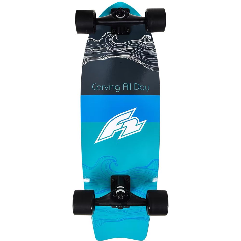 Longboard F2 carving board fish 9”