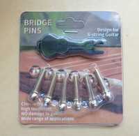 Piny do gitary mosiężne bridge pins mostek gitara