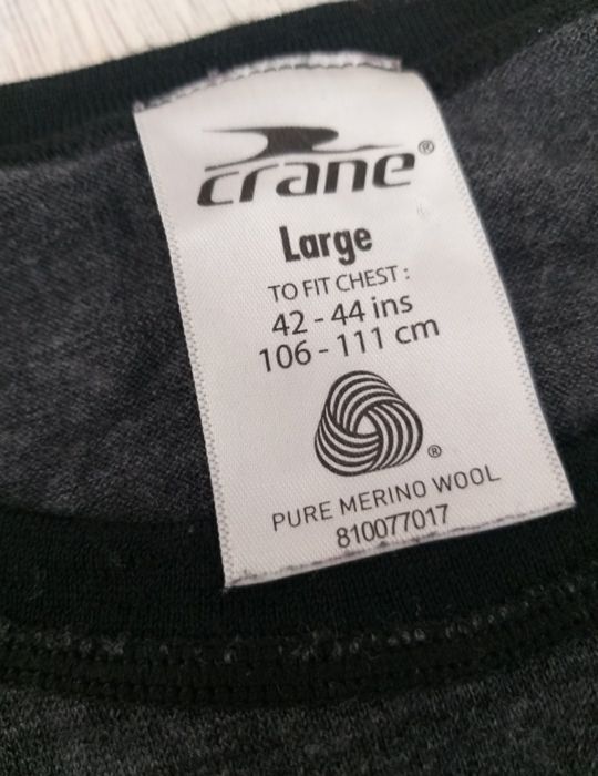 Футболка шерсть меринос Crane