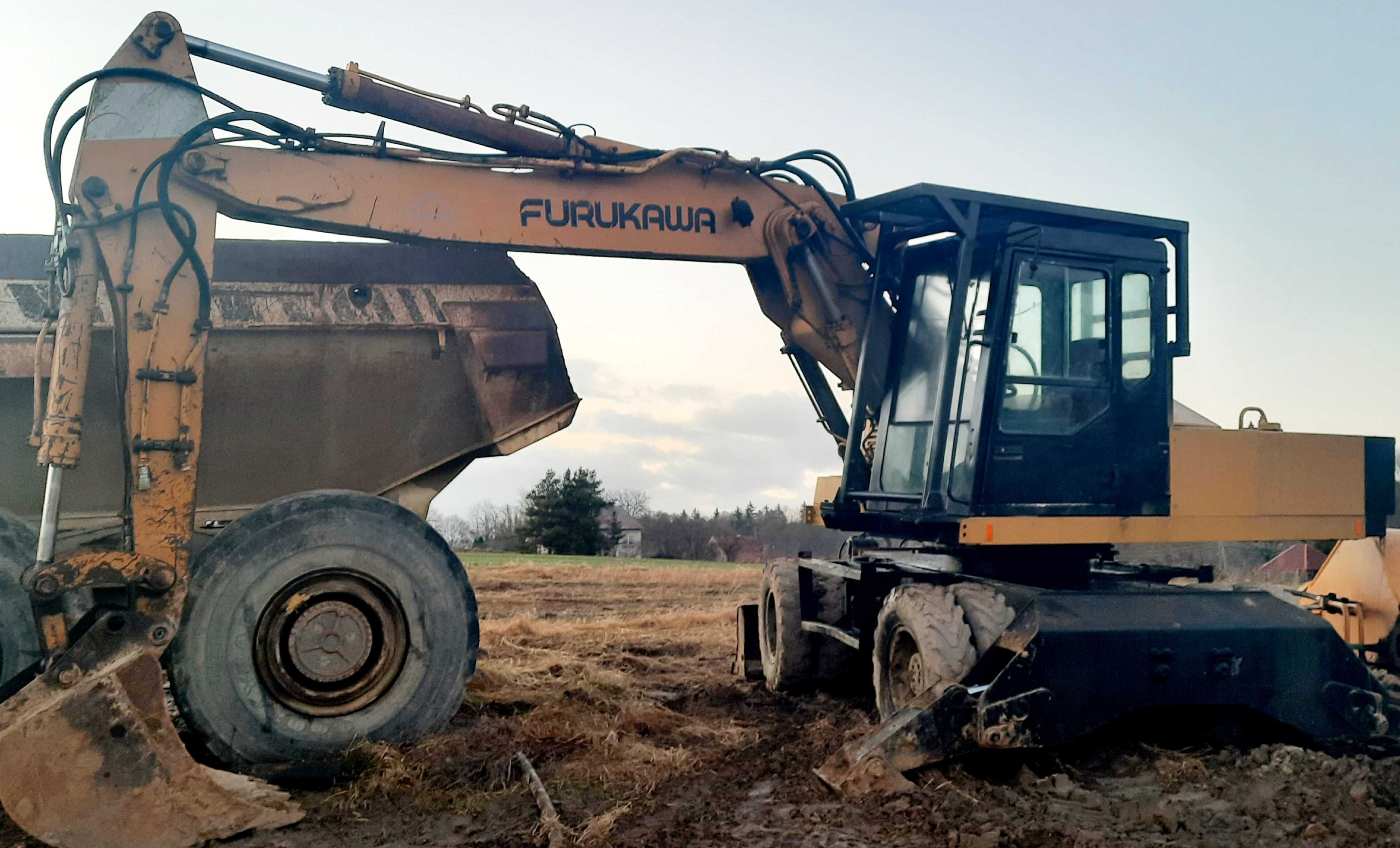 koparka furukawa 635 części most zf apl 755 silnik cummins