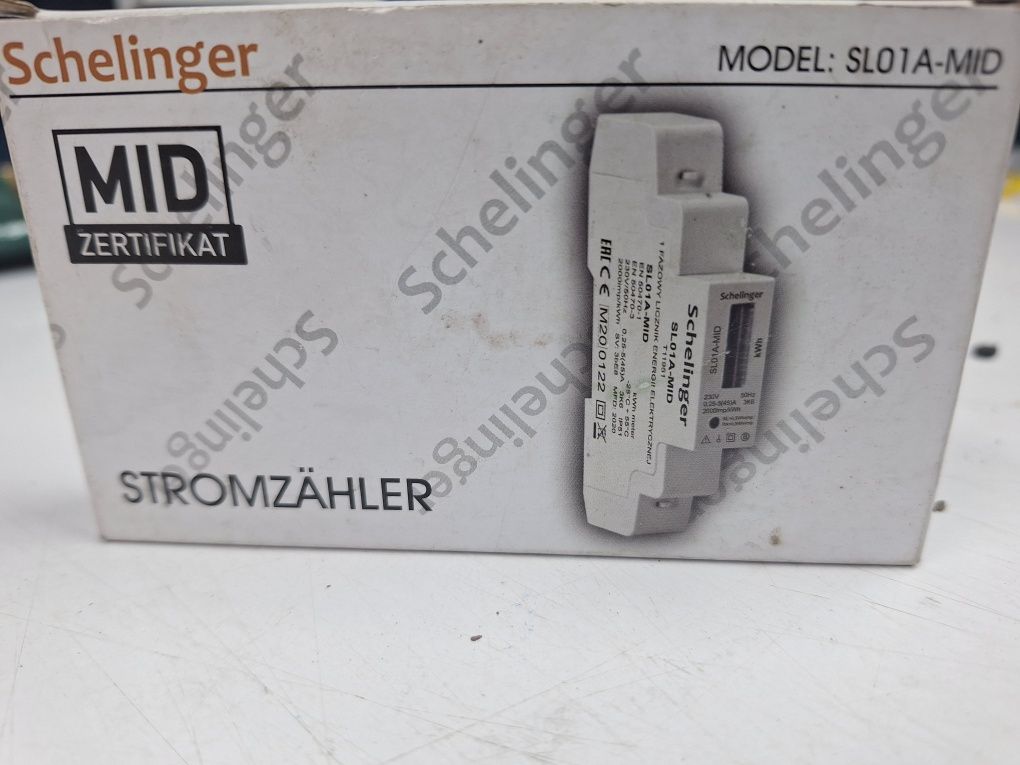 1 fazowy licznik energii elektrycznej SL01A-MID SCHELINGER