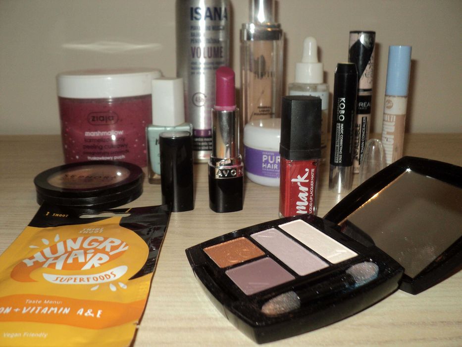 Kosmetyki, 13 sztuk Avon Isana Sephora Ziaja i inne