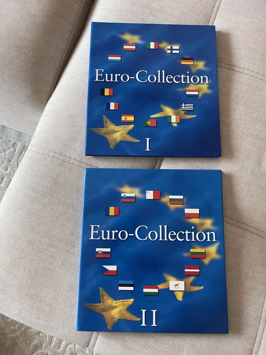 Capas para guardar séries de euros