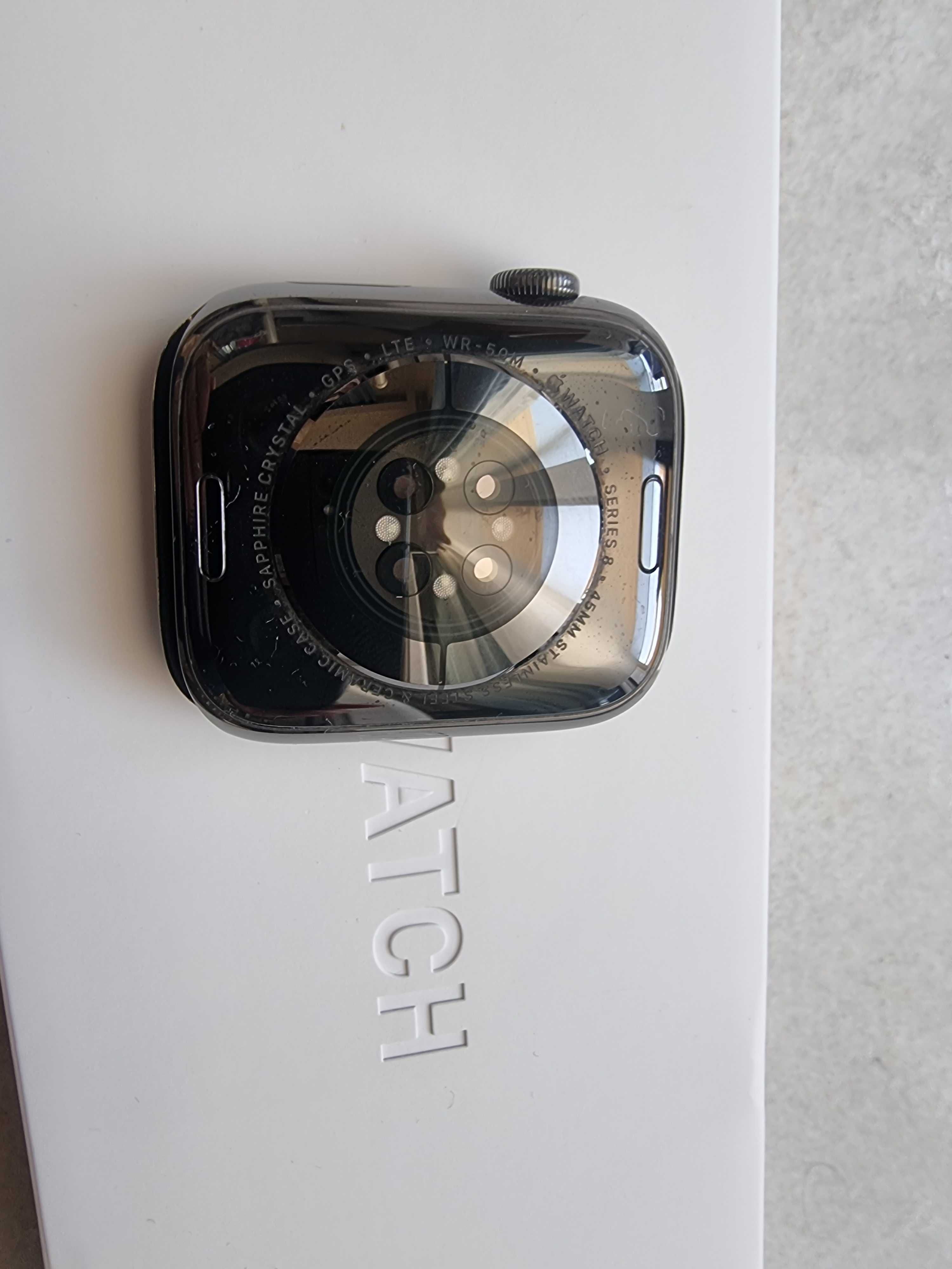 Apple Watch Series 8 45mm Stainless steel/Graphite GPS+Cellular