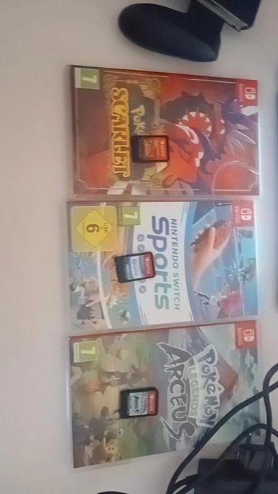 Nintendo switch OLED+jogos+acessorios-Tudo em ótimo estado