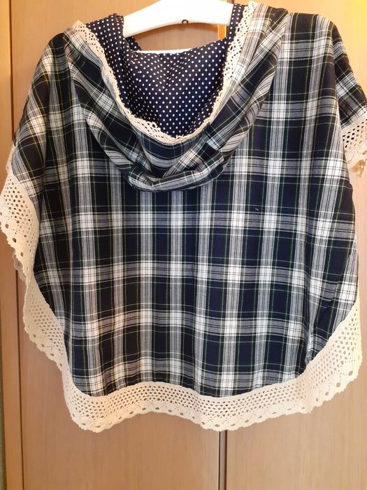 Capa/poncho para menina