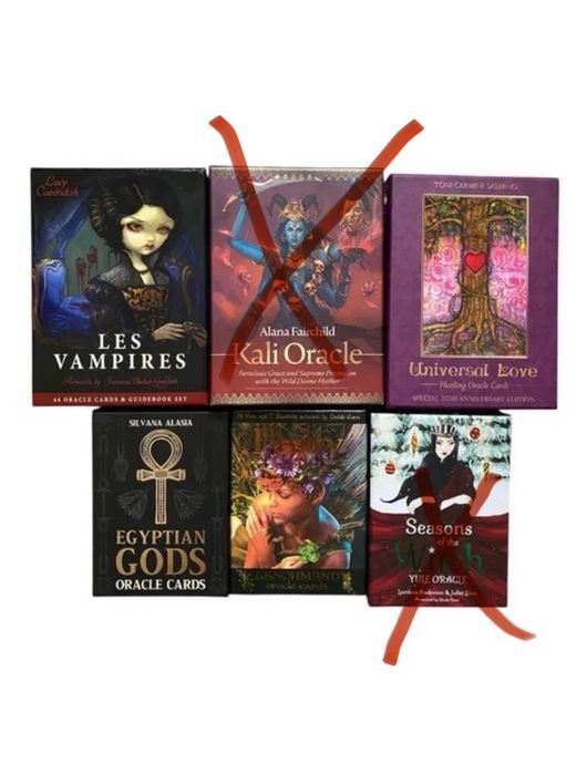 Карты Оракул Таро Vampires Kali Love Egyptian Gods Fairy Witch