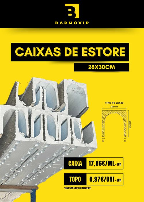 Caixa de Estore 28X30