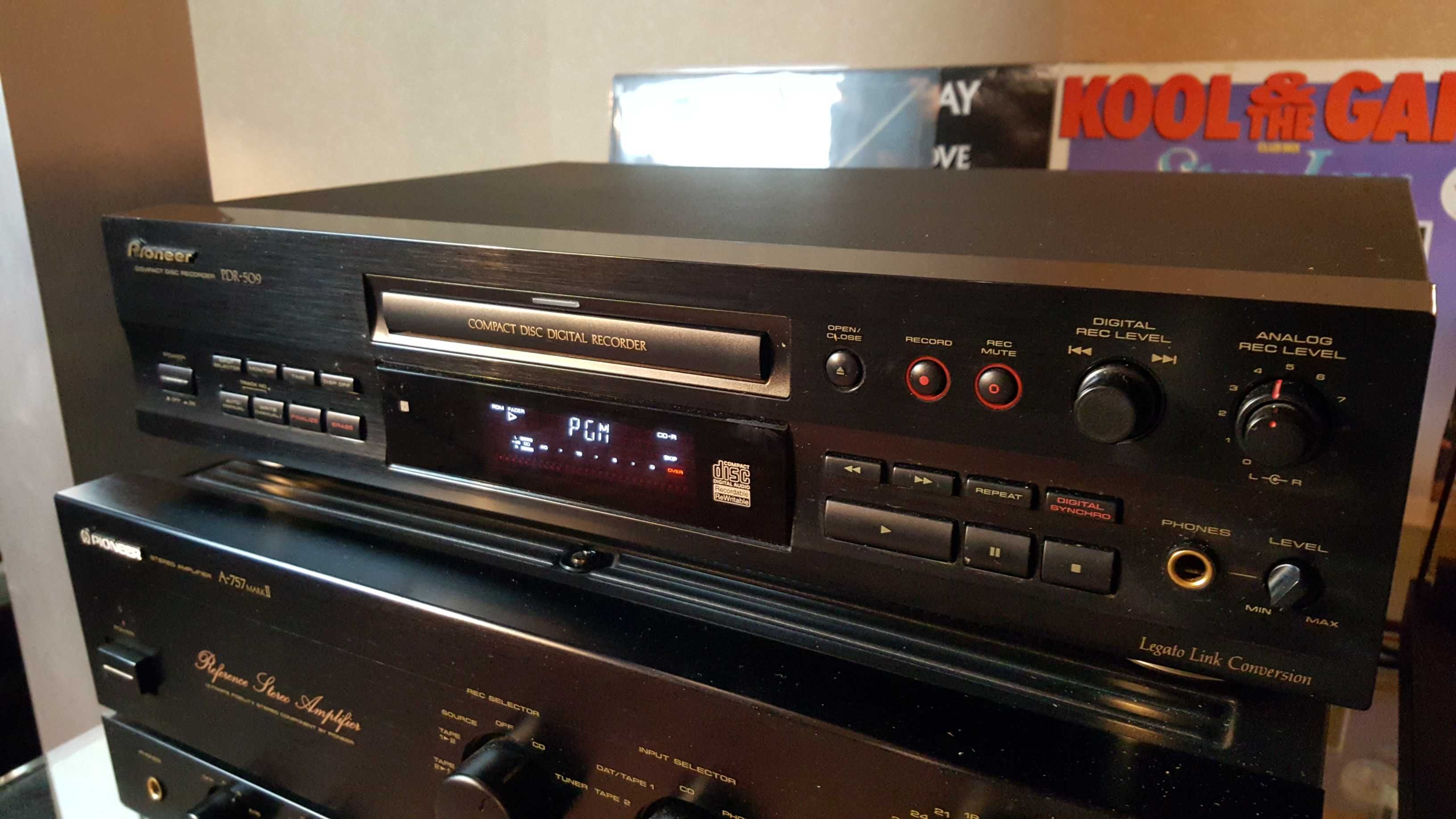 Wieża zestaw Revox Pioneer recorder PDR 509 odtwarzacz + A757