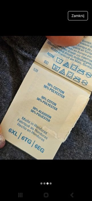 T-shirt niewielki 6XL