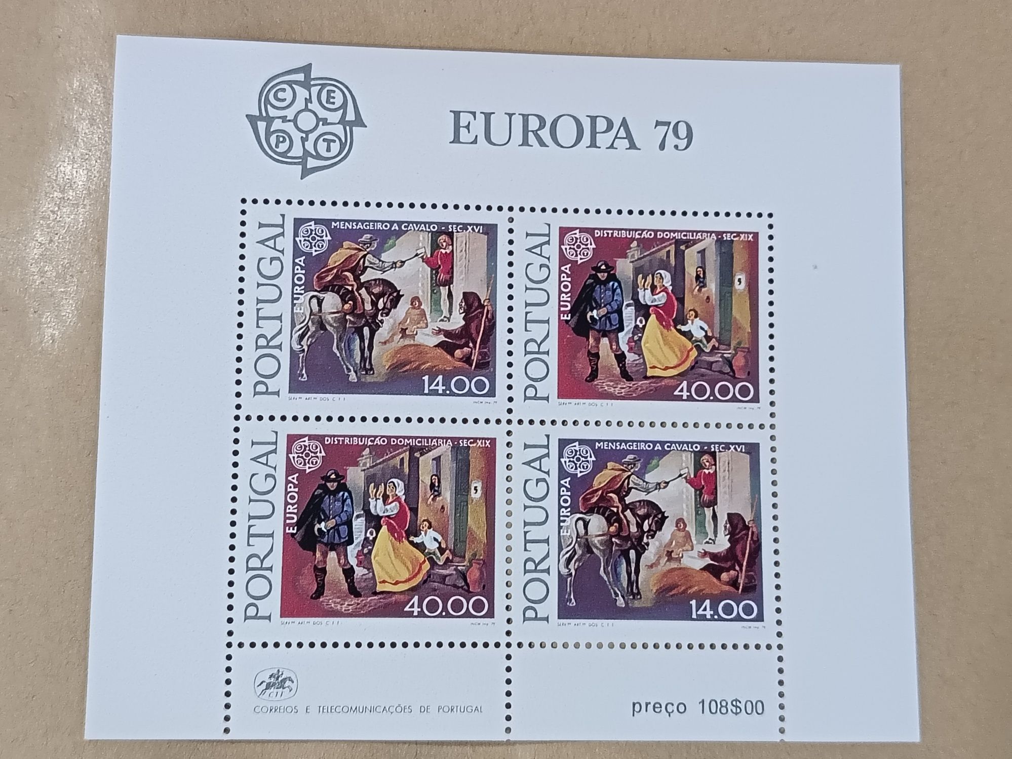 Selos de Portugal- Bloco número 27