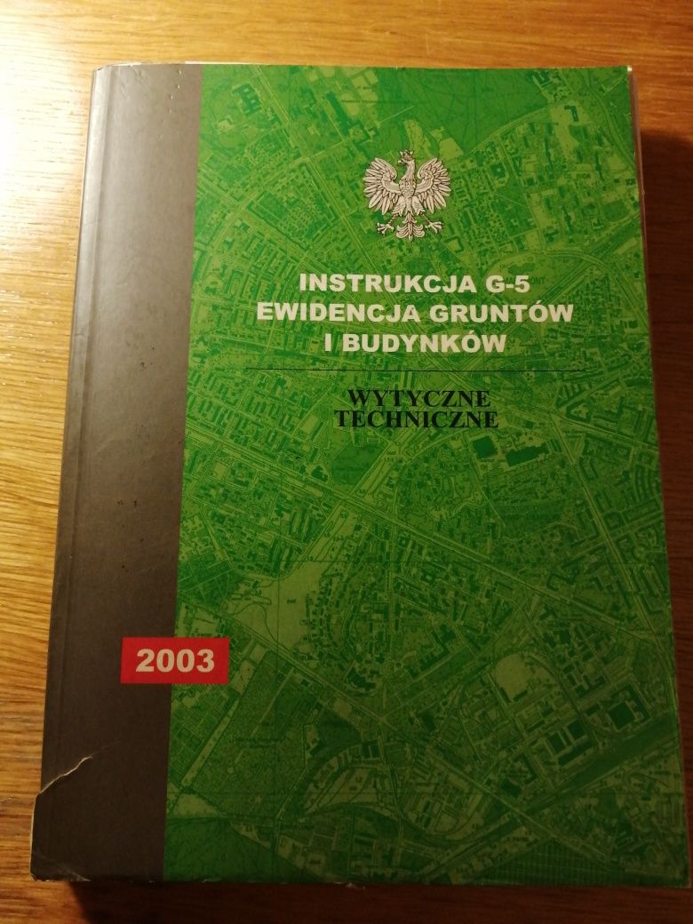 Instrukcja G-5 ewidencja gruntów i budynków