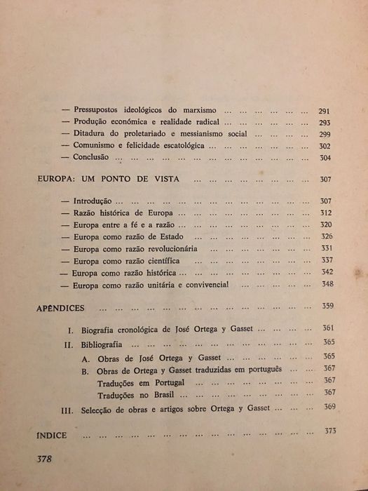 Obras de e sobre Ortega y Gasset