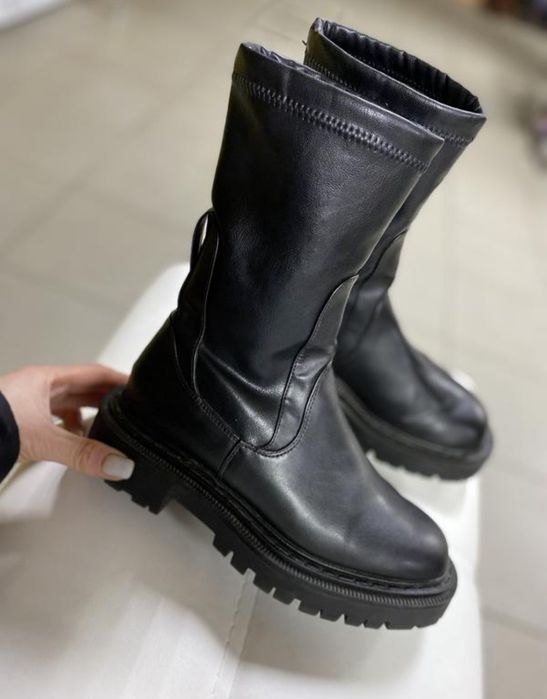 Демісезонні чоботи, осінні чоботи, 34 - 35 размер демисезонные ботинки