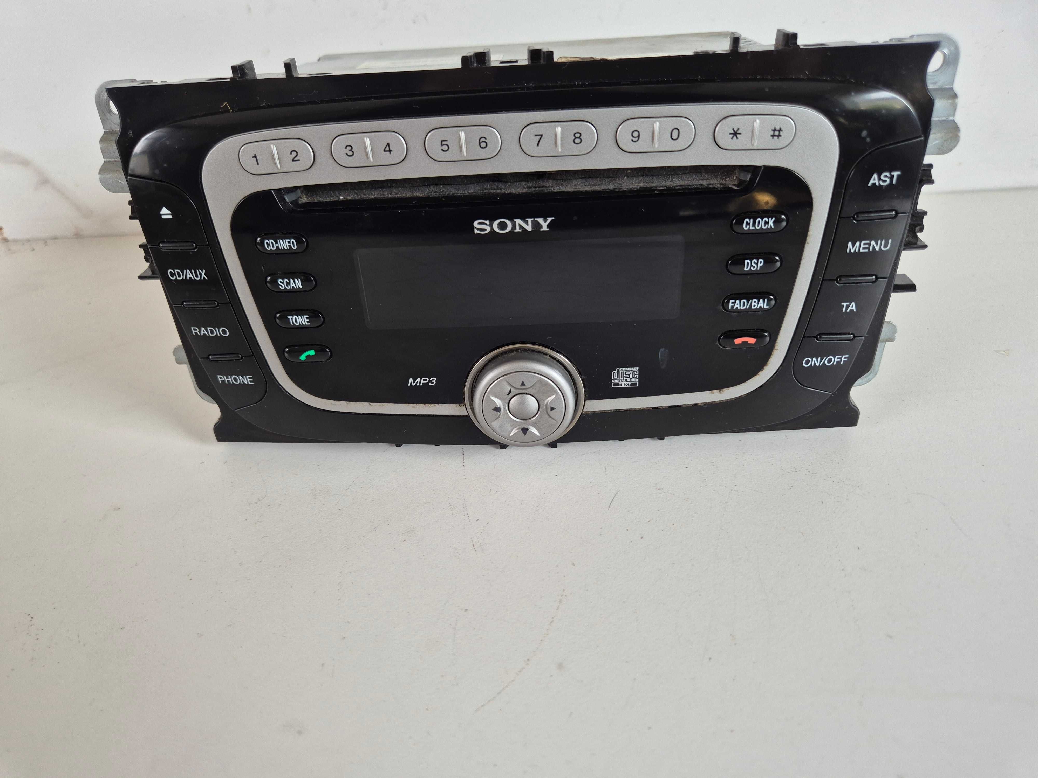 ford s-max c-max mk4 galaxy mk3 focus mk2 radio sony mp3 ROZKODOWANE !