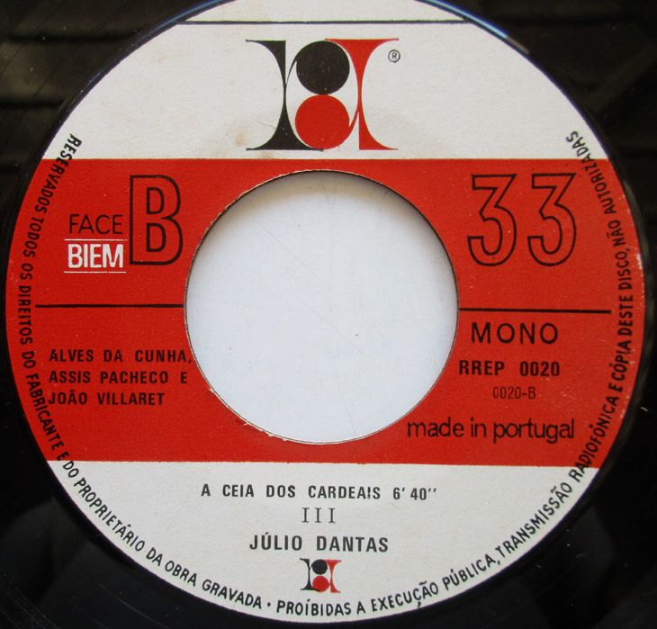 A Ceia dos Cardeais - - - - - 2 X EP