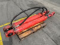 SIŁOWNIK hydrauliczny do prasy duży 2 szt komplet