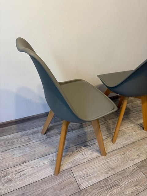 Krzesło skandynawskie do kuchni, salonu jadalni, komplet 4 sztuk