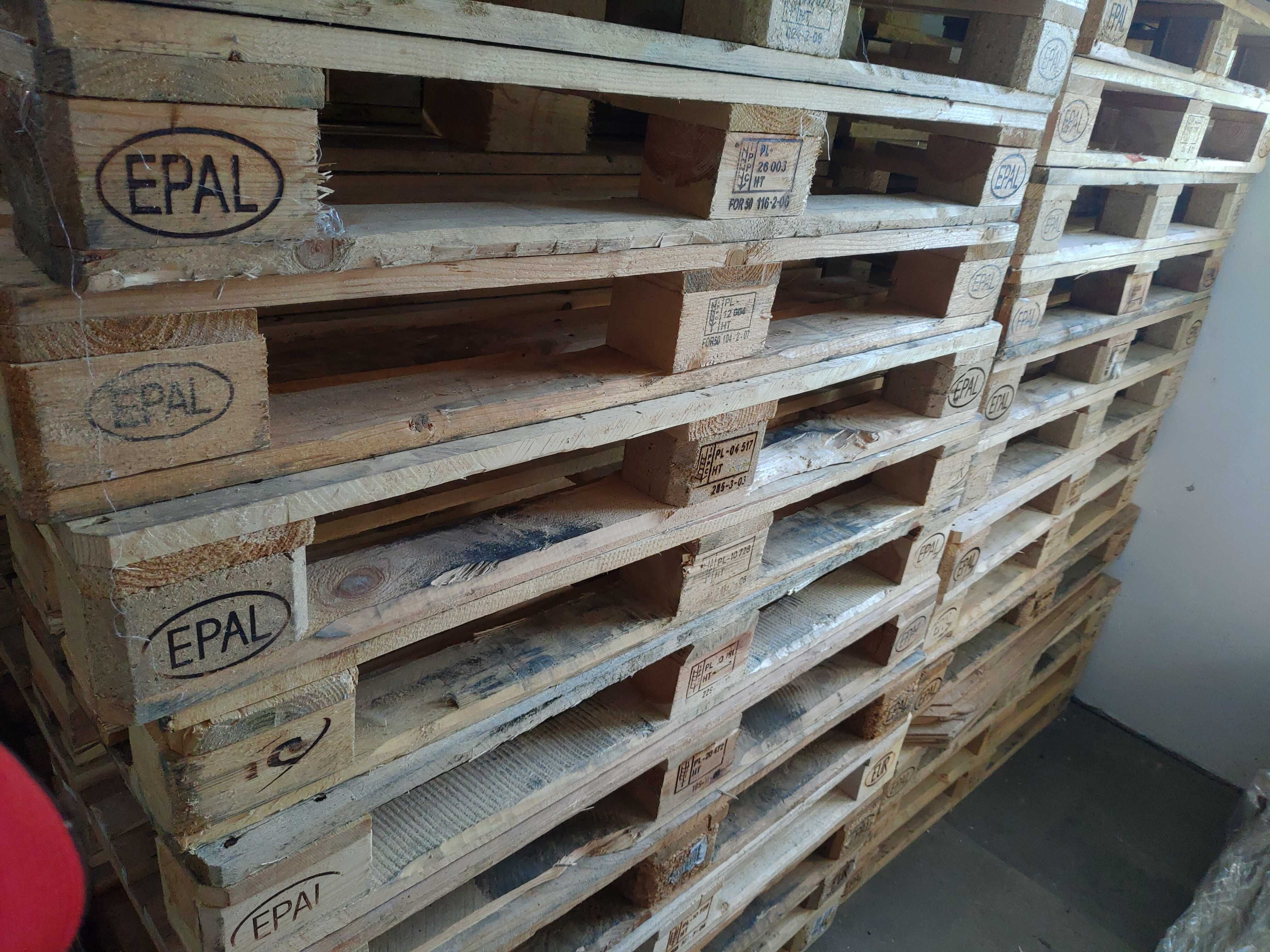 Prawie nowe palety epal