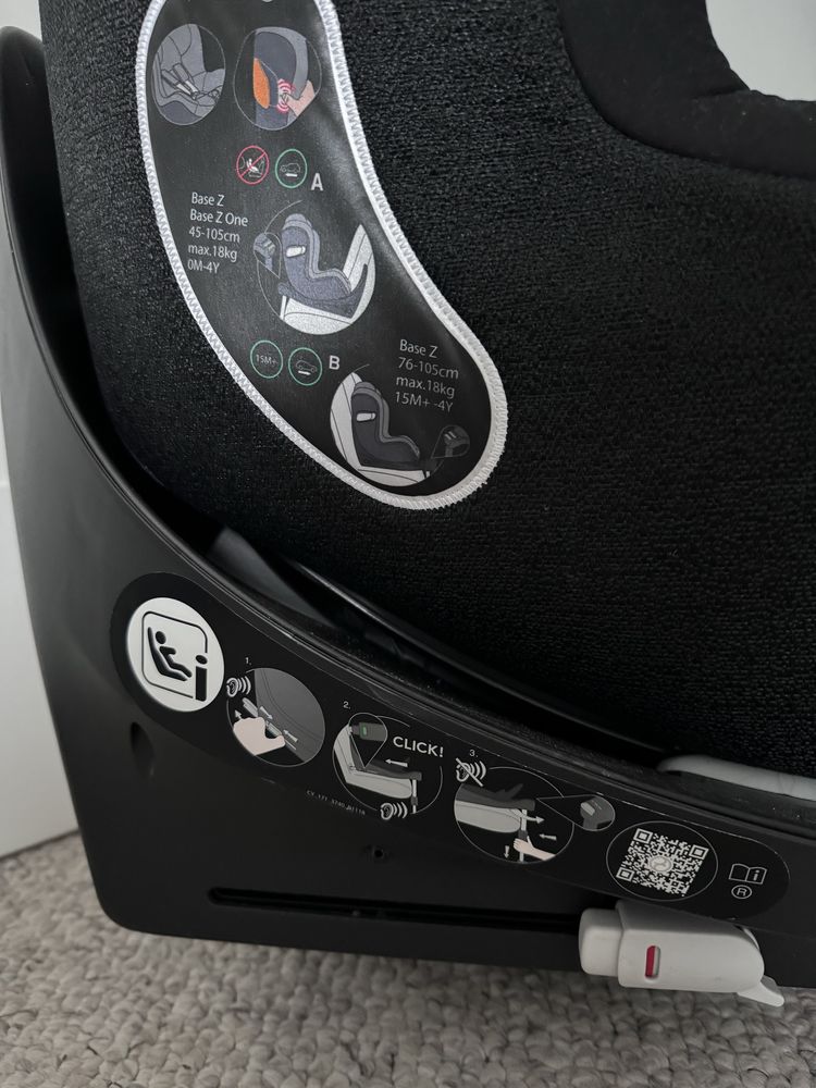 Komplet fotelik Cybex Sirona Z2 + nosidło Cybex + baza 360