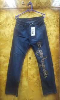 Spodnie jeansowe dżinsy Nowe Dolce & Gabbana Oryginał D&G Italia r.30