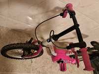 Bicicleta menina 3/6 anos