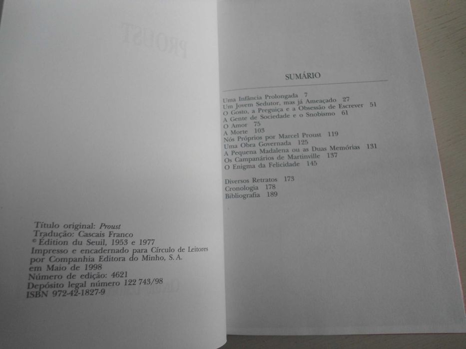 Proust por Claude Mauriac