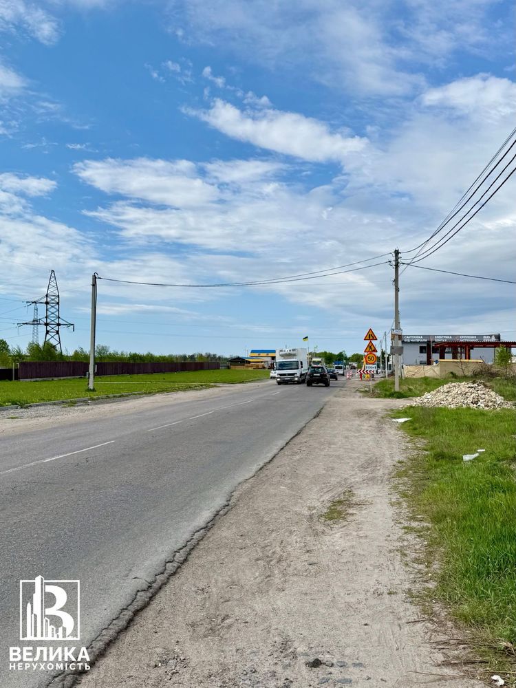 Продаж ділянки фасад трафік Крюківщина Київ 4км