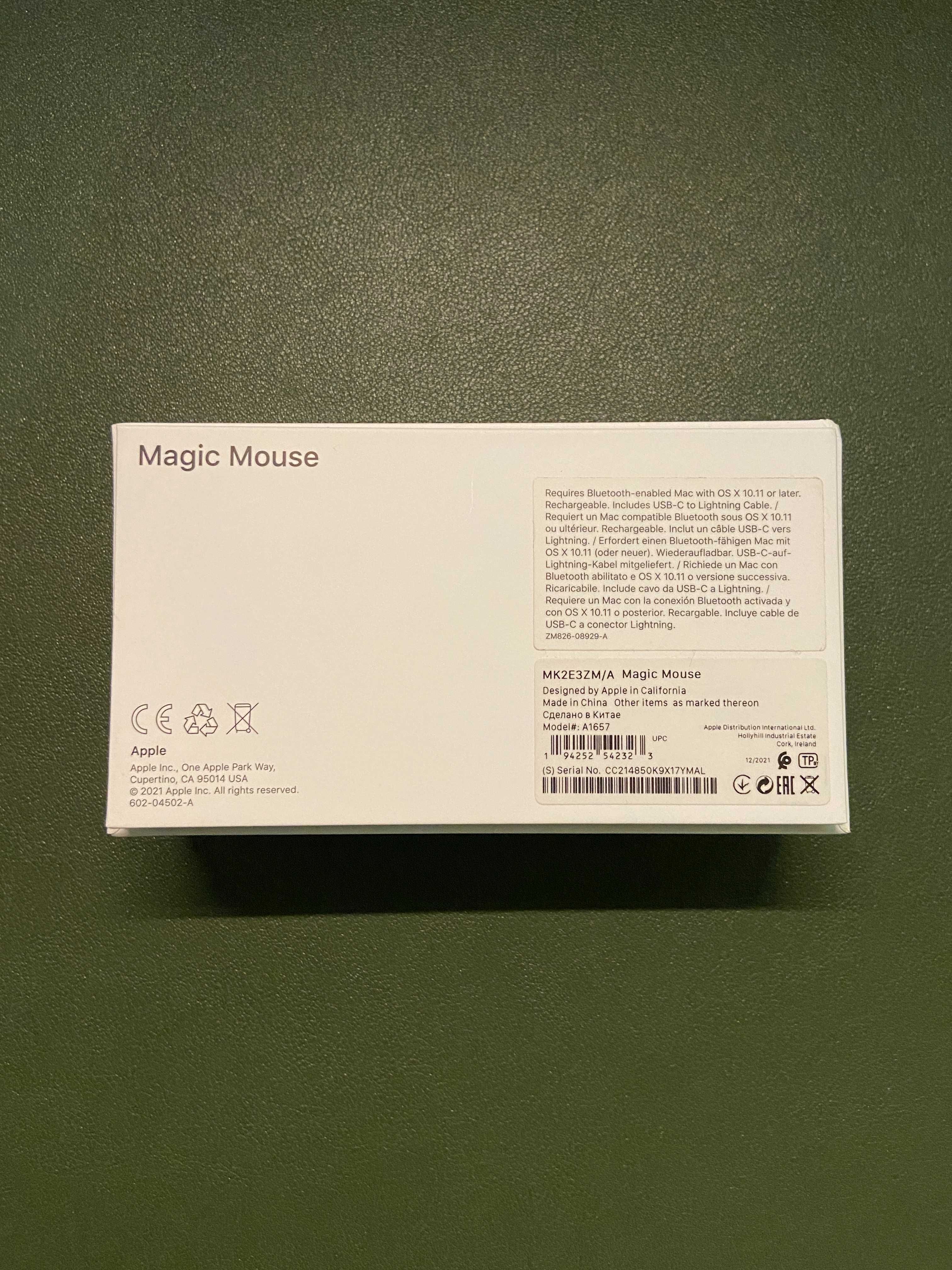 Apple Magic Mouse 3 (Prateado/Branco)