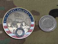 Challenge coin US Army First Salute