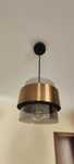 Candeeiro de teto suspenso MILLEY 60W 1 LUZ VIDRO DOURADO