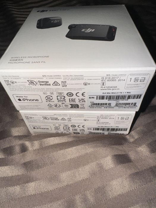 Мікрофонна радіосистема Dji Mic Mini 1TX +1RX нові