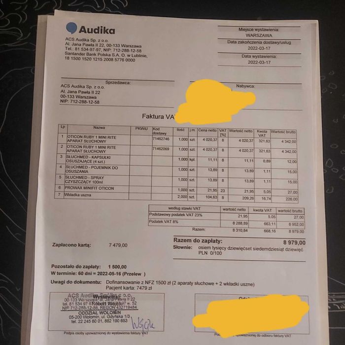 aparaty słuchowe Oticon Ruby 1 miniRITE – stan idealny!