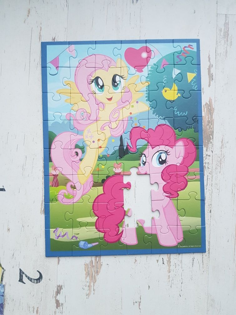 My Little Pony puzzle i memory 48 Dwie układanki