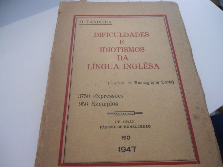 Dificuldades e Idiotismos da Língua Inglesa de O. Bandeira (1947)