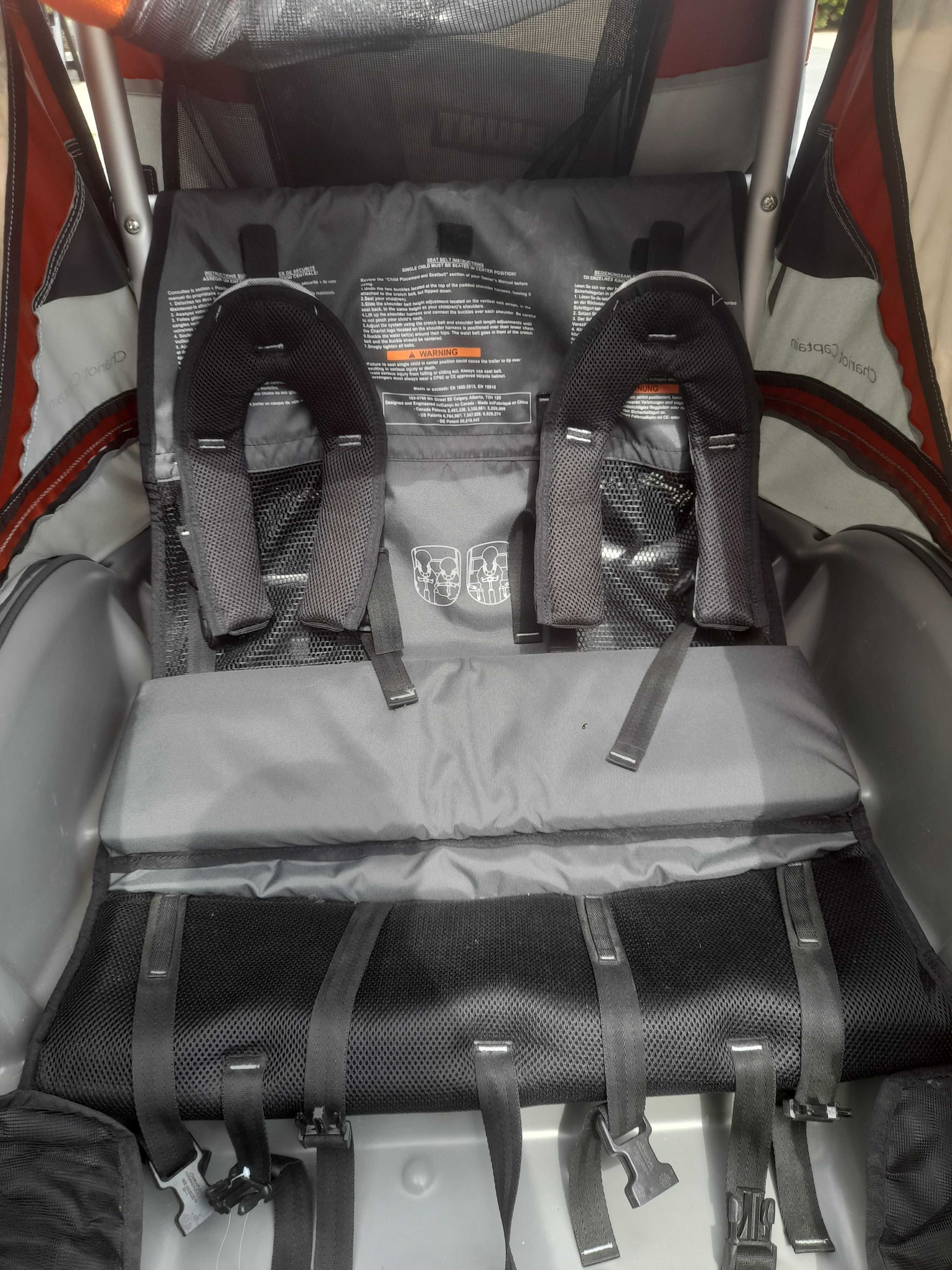 Przyczepa Riksza Rowerowa THULE Chariot Capitan 2w1 Z Hamulcem Lekka