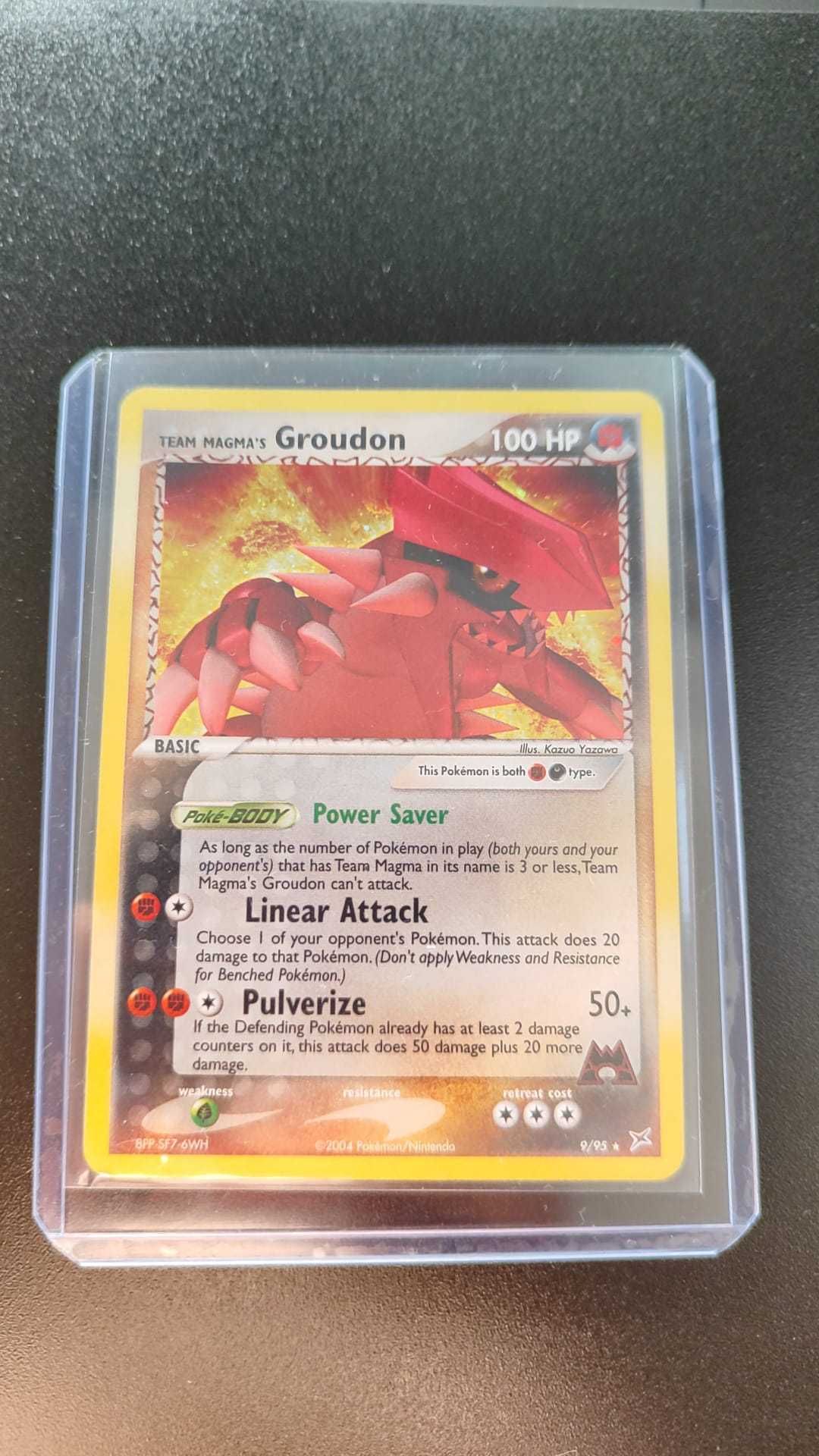 Carta Pokemon - Groudon #9 Pokemon Team Magma & Team Aqua