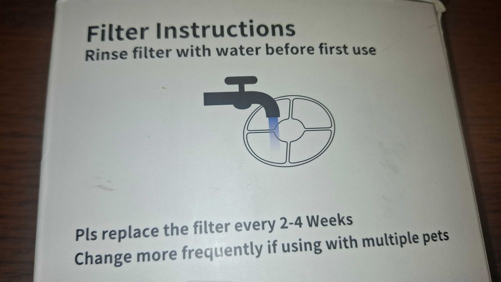 Zestaw Filtrów do Fontanny dla Psa / Kota