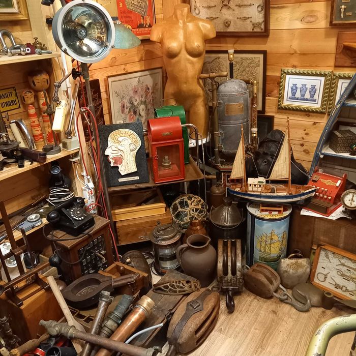 Dekoracje marynistyka żeglarstwo osobliwości antyki starocie - vintage