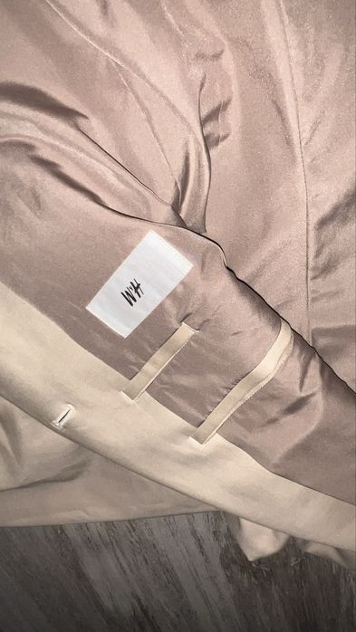 Marynarka i spodnie   męska 54 Beżowa H&m L Xl