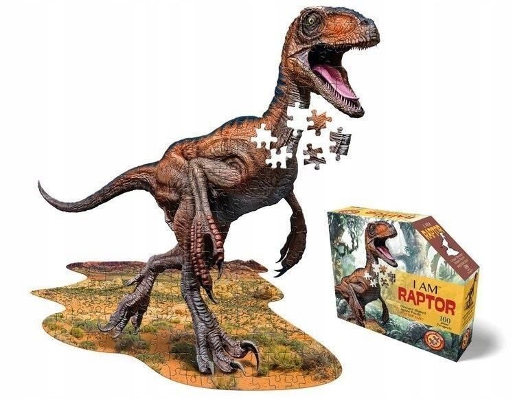 Puzzle Konturowe 100 I Am - Raptor, Madd Capp
