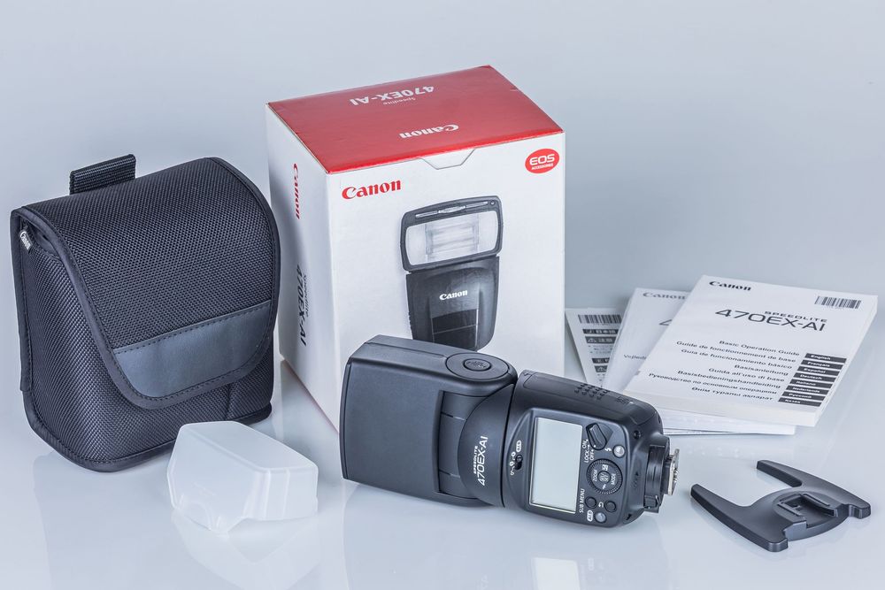 Lampa błyskowa Canon Speedlite 470EX-AI - automatyczny obrót głowicy