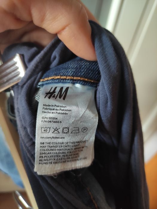 Ciążowe jeansowe spodenki szorty H&M 38 M